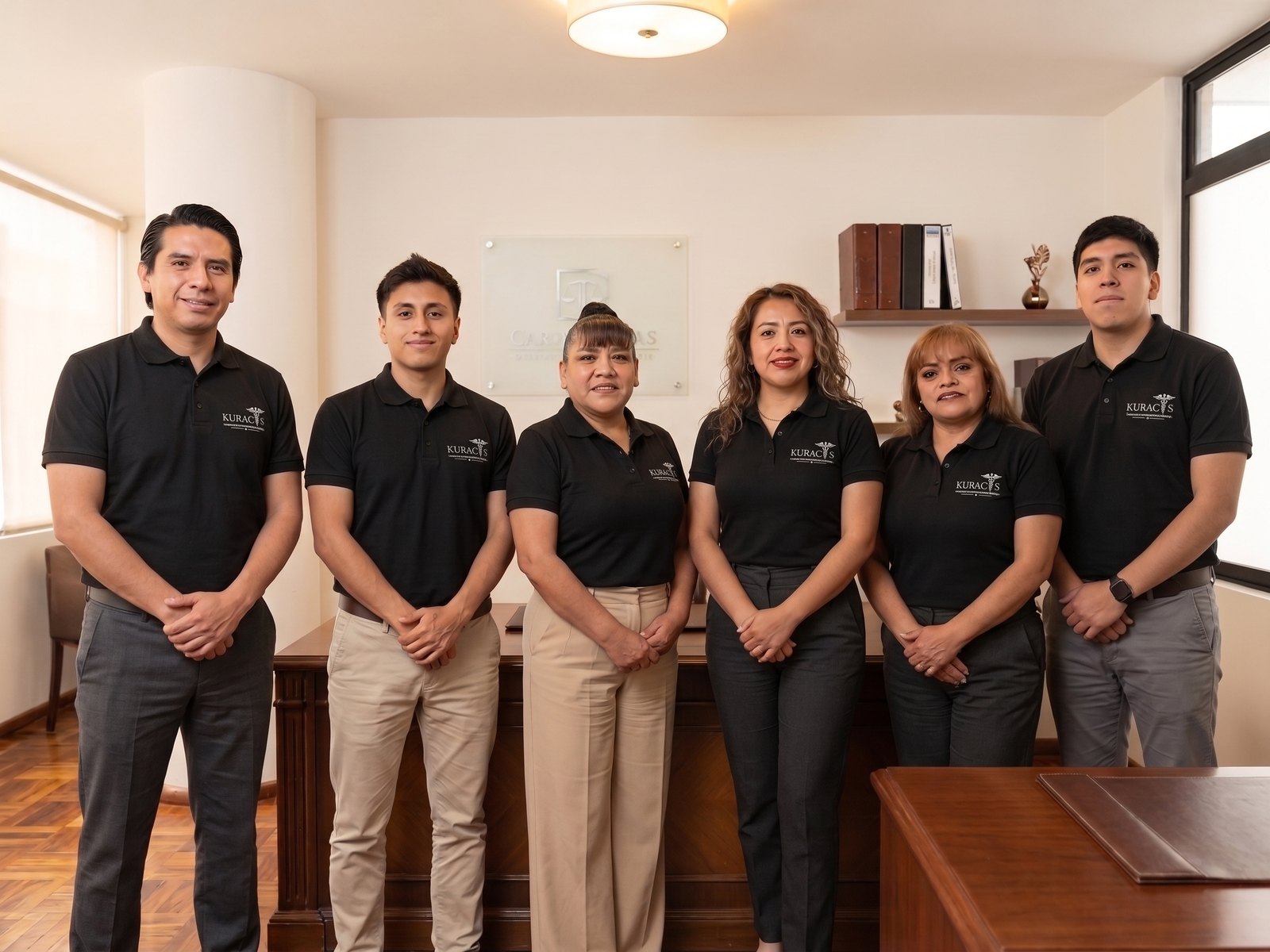 Equipo de Kuracis en su oficina de la Ciudad de M&eacute;xico